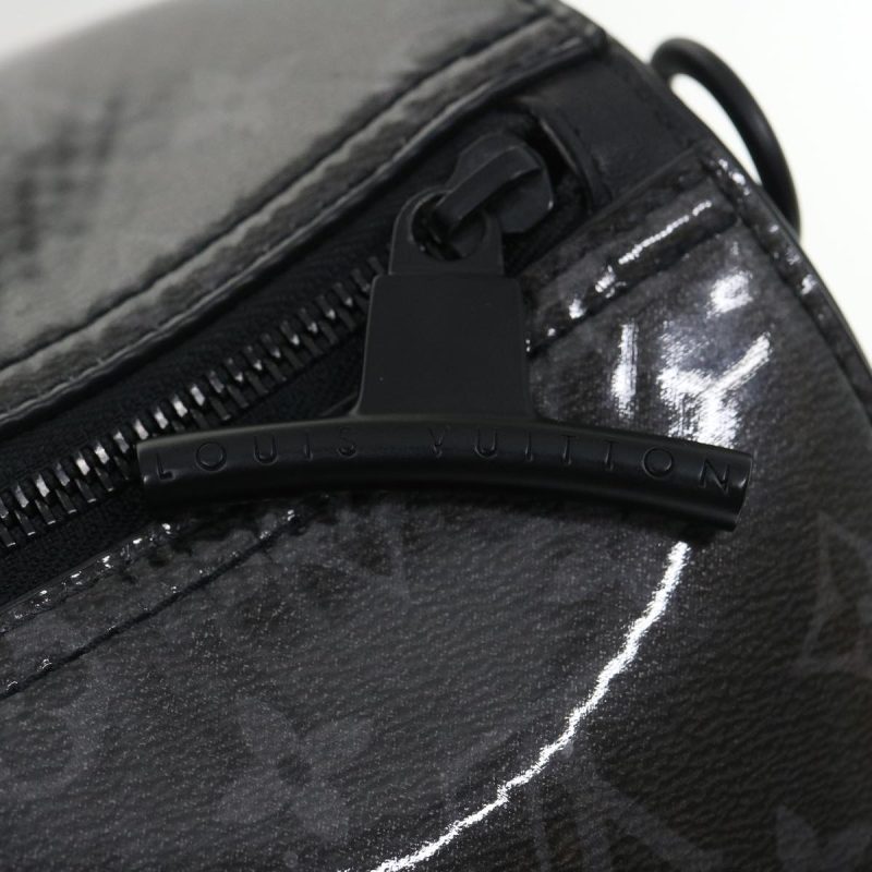LOUIS VUITTON Eclipse Glaze Keepall Bandouliere 50 Boston Bag M43901 Auth 29548A - Logoexplore - Image 9