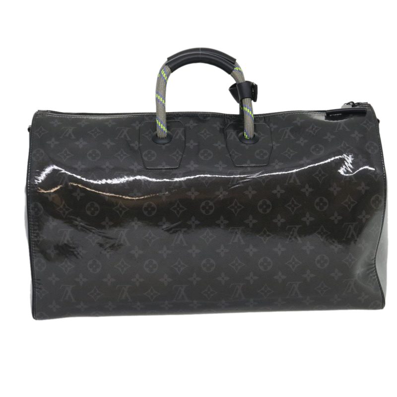 LOUIS VUITTON Eclipse Glaze Keepall Bandouliere 50 Boston Bag M43901 Auth 29548A - Logoexplore - Image 2