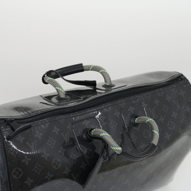 LOUIS VUITTON Eclipse Glaze Keepall Bandouliere 50 Boston Bag M43901 Auth 29548A - Logoexplore - Image 6