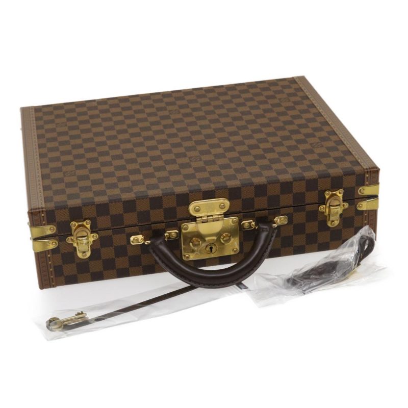 LOUIS VUITTON Damier Ebene President Trunk SPO N47500 LV  29584A - Logoexplore