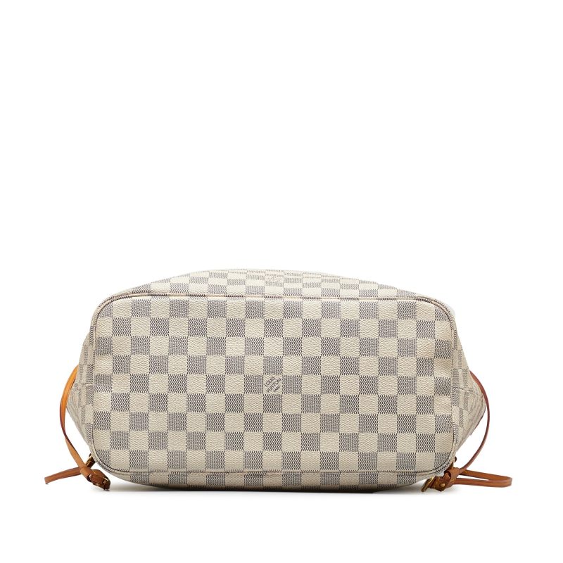 LOUIS VUITTON Damier Azur Neverfull MM Tote Bag - Logoexplore - Image 4