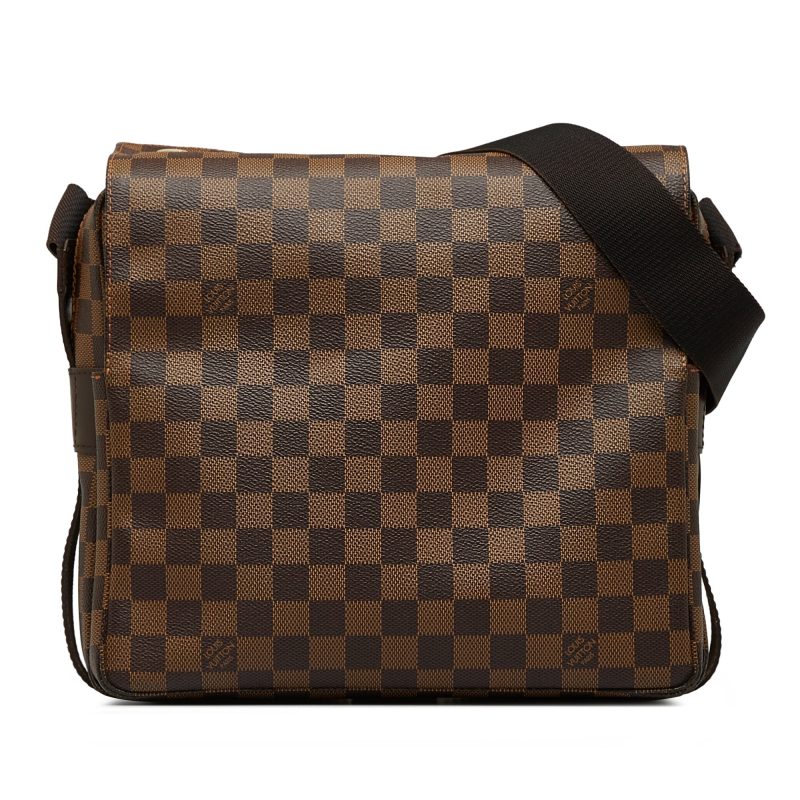 LOUIS VUITTON Damier Ebene Naviglio Crossbody Bag - Logoexplore