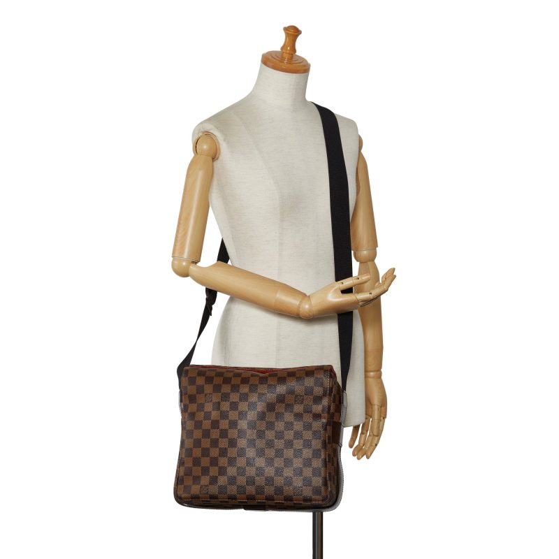 LOUIS VUITTON Damier Ebene Naviglio Crossbody Bag - Logoexplore - Image 10