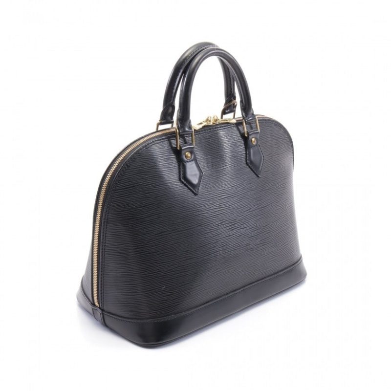 Louis Vuitton Epi Leather Alma Handbag,Black - Logoexplore - Image 3