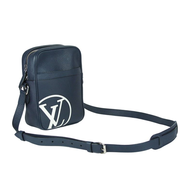 Louis Vuitton Danube LV Circle PM Blue Taurillon - Logoexplore - Image 3