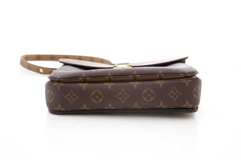 Louis Vuitton Brown Reverse Monogram Pochette Metis Cross-Body - Logoexplore - Image 5