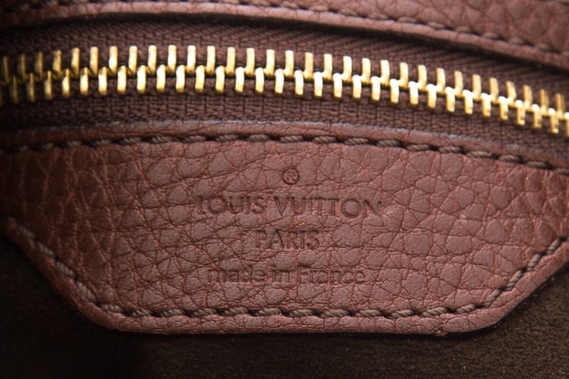 Louis Vuitton Brown Leather Monogram Mahina Hobo Handbag - Logoexplore - Image 9