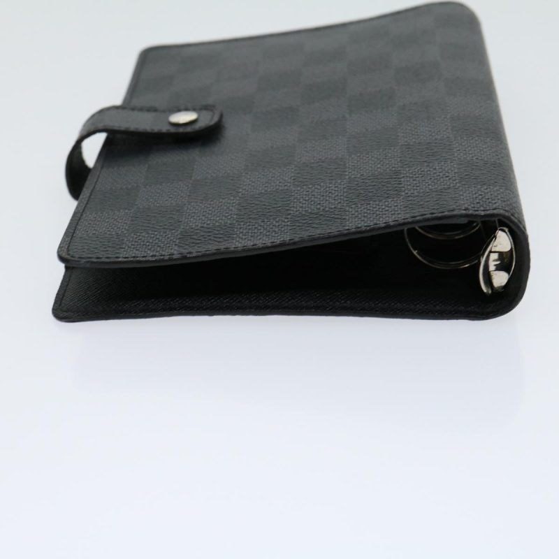 LOUIS VUITTON Damier Graphite Agenda MM Day Planner Cover 30237A - Logoexplore - Image 5