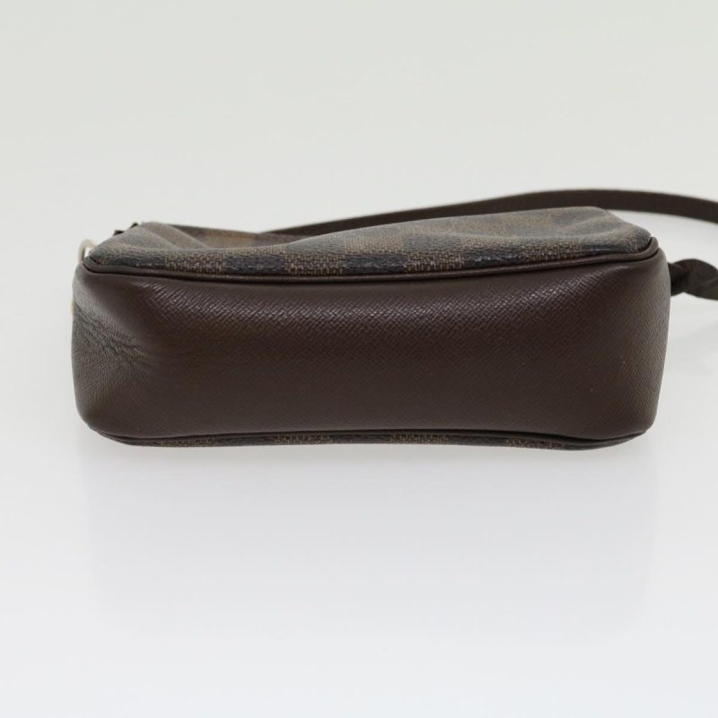 LOUIS VUITTON Damier Ebene Trousse Makeup Hand Pouch N51982 30445 - Logoexplore - Image 5