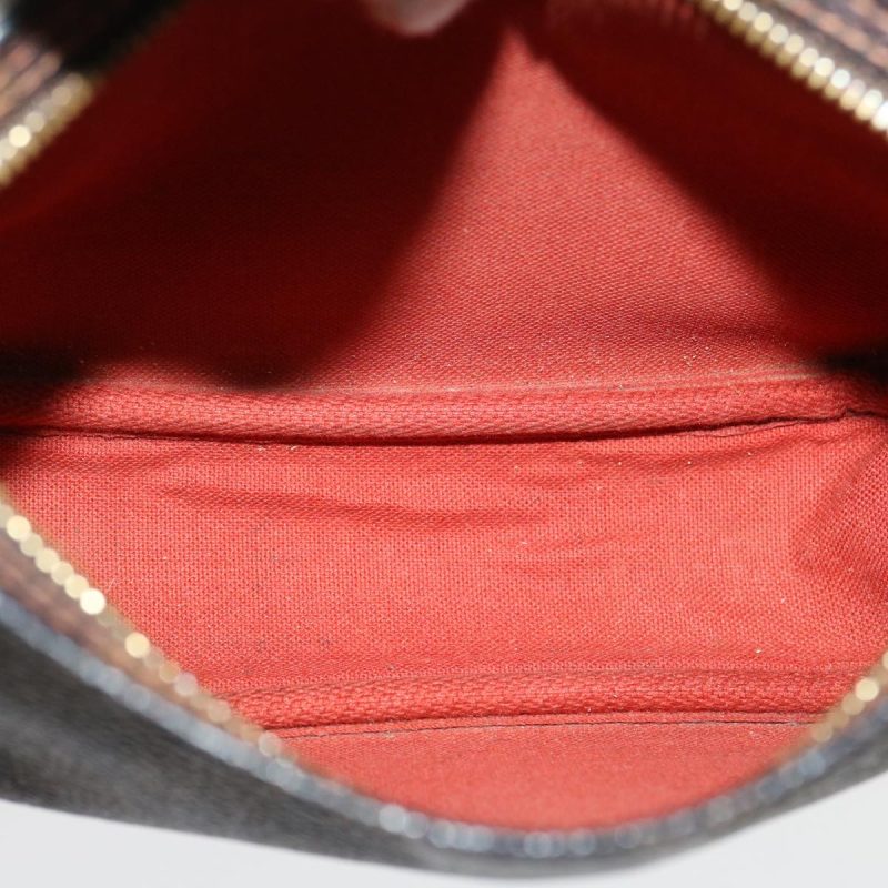 LOUIS VUITTON Damier Ebene Trousse Makeup Hand Pouch N51982 30445 - Logoexplore - Image 10