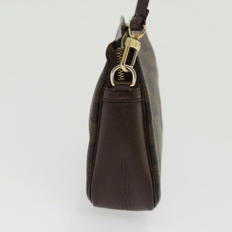 LOUIS VUITTON Damier Ebene Trousse Makeup Hand Pouch N51982 30445 - Logoexplore - Image 3