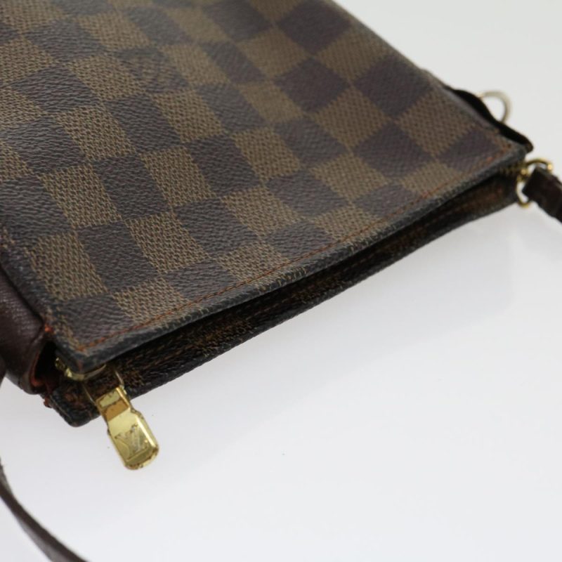 LOUIS VUITTON Damier Ebene Trousse Makeup Hand Pouch N51982 30445 - Logoexplore - Image 6