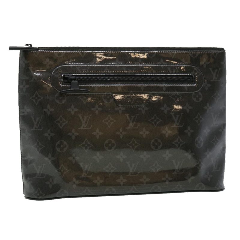 LOUIS VUITTON Eclipse Glaze Pochette Cosmos Clutch Bag M63373  30484A - Logoexplore