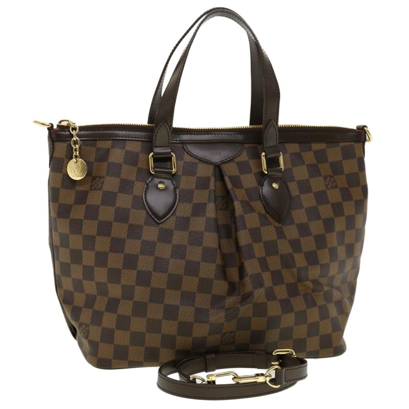 LOUIS VUITTON Damier Ebene Palermo PM Shoulder Bag N48214 30513A - Logoexplore