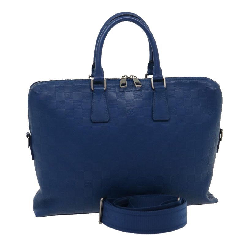 LOUIS VUITTON Damier Infini Porte Documents Jules Bag 2way N41328 30617A - Logoexplore