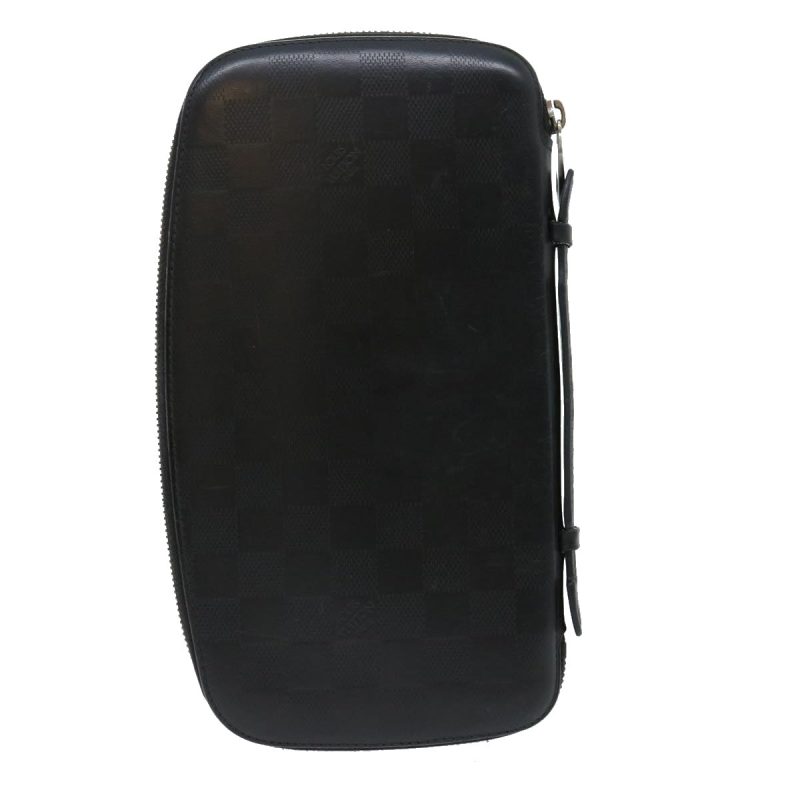 LOUIS VUITTON Damier Infini Atoll Travel Case Black N41380 30675 - Logoexplore - Image 2