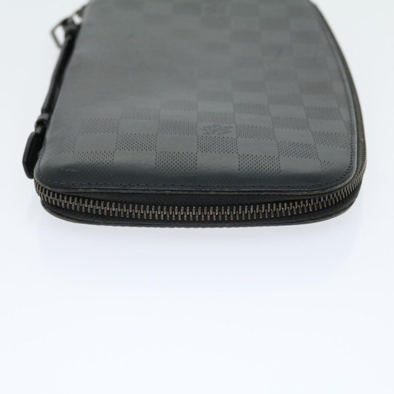 LOUIS VUITTON Damier Infini Atoll Travel Case Black N41380 30675 - Logoexplore - Image 3
