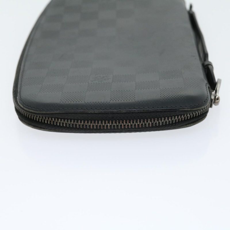 LOUIS VUITTON Damier Infini Atoll Travel Case Black N41380 30675 - Logoexplore - Image 5