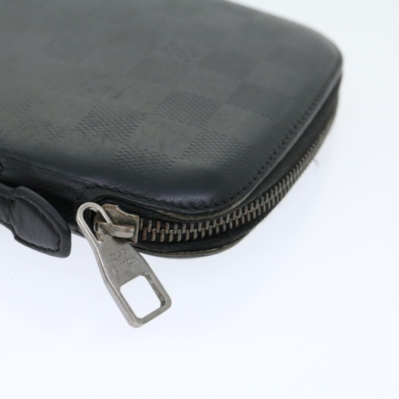 LOUIS VUITTON Damier Infini Atoll Travel Case Black N41380 30675 - Logoexplore - Image 8