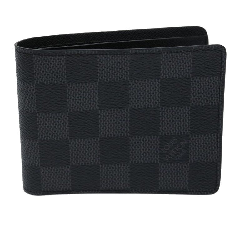LOUIS VUITTON Damier Graphite Portefeuille Slender Wallet N63261 LV 31031A - Logoexplore