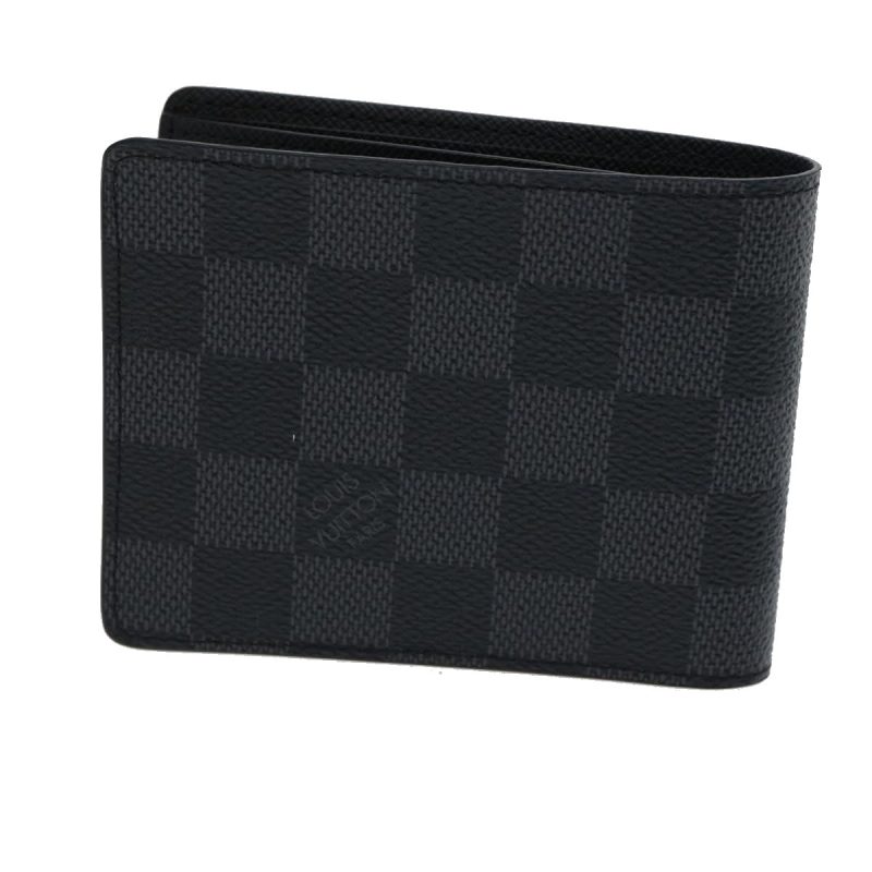 LOUIS VUITTON Damier Graphite Portefeuille Slender Wallet N63261 LV 31031A - Logoexplore - Image 2