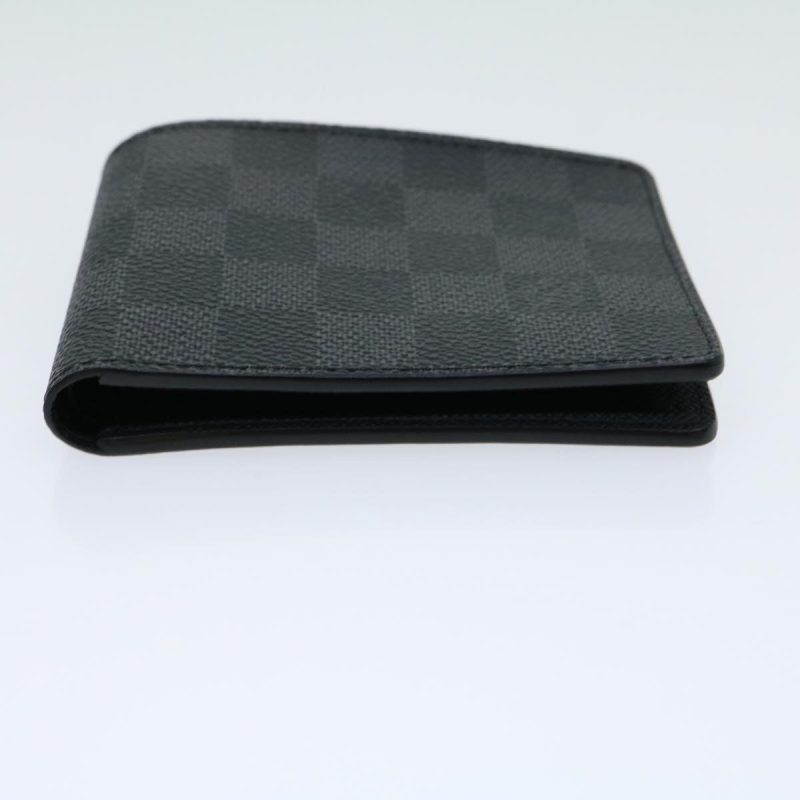 LOUIS VUITTON Damier Graphite Portefeuille Slender Wallet N63261 LV 31031A - Logoexplore - Image 3