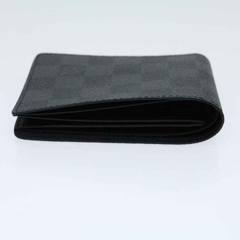 LOUIS VUITTON Damier Graphite Portefeuille Slender Wallet N63261 LV 31031A - Logoexplore - Image 5