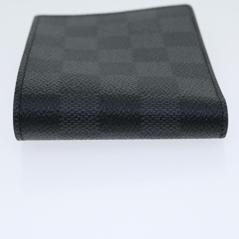 LOUIS VUITTON Damier Graphite Portefeuille Slender Wallet N63261 LV 31031A - Logoexplore - Image 6