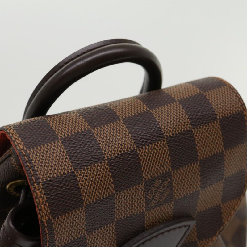 LOUIS VUITTON Damier Ebene Montsouris PM Backpack Auth 31178A - Logoexplore - Image 6