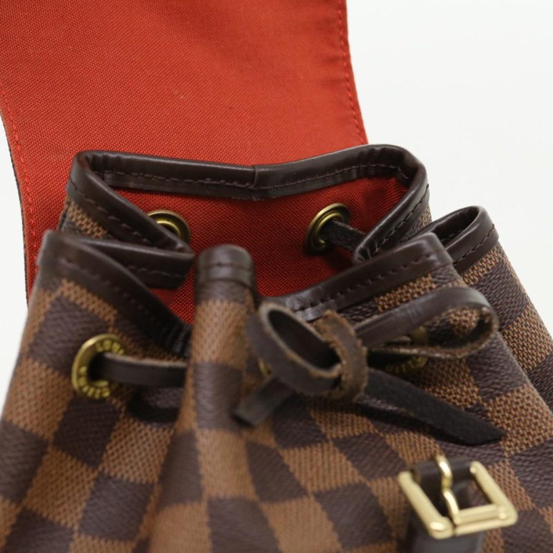 LOUIS VUITTON Damier Ebene Montsouris PM Backpack Auth 31178A - Logoexplore - Image 7