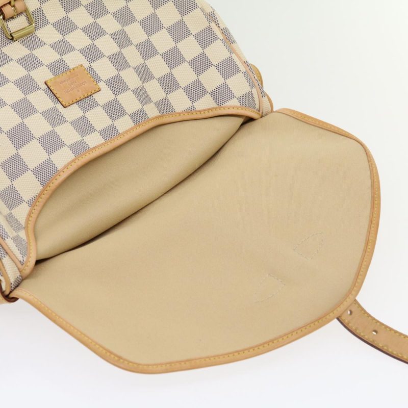 LOUIS VUITTON Damier Azur Canvas Saumur 30 Shoulder Bag N48202 31179A - Logoexplore - Image 9