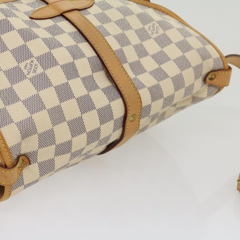 LOUIS VUITTON Damier Azur Canvas Saumur 30 Shoulder Bag N48202 31179A - Logoexplore - Image 6