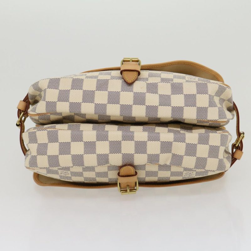LOUIS VUITTON Damier Azur Canvas Saumur 30 Shoulder Bag N48202 31179A - Logoexplore - Image 5