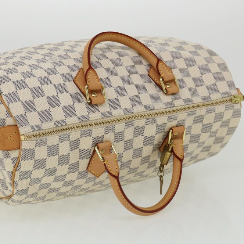 LOUIS VUITTON Damier Azur Speedy 35 Hand Bag N41535  31686A - Logoexplore - Image 6
