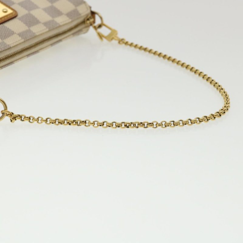 LOUIS VUITTON Damier Azur Eva Shoulder Bag 2way N55214 31850A - Logoexplore - Image 8