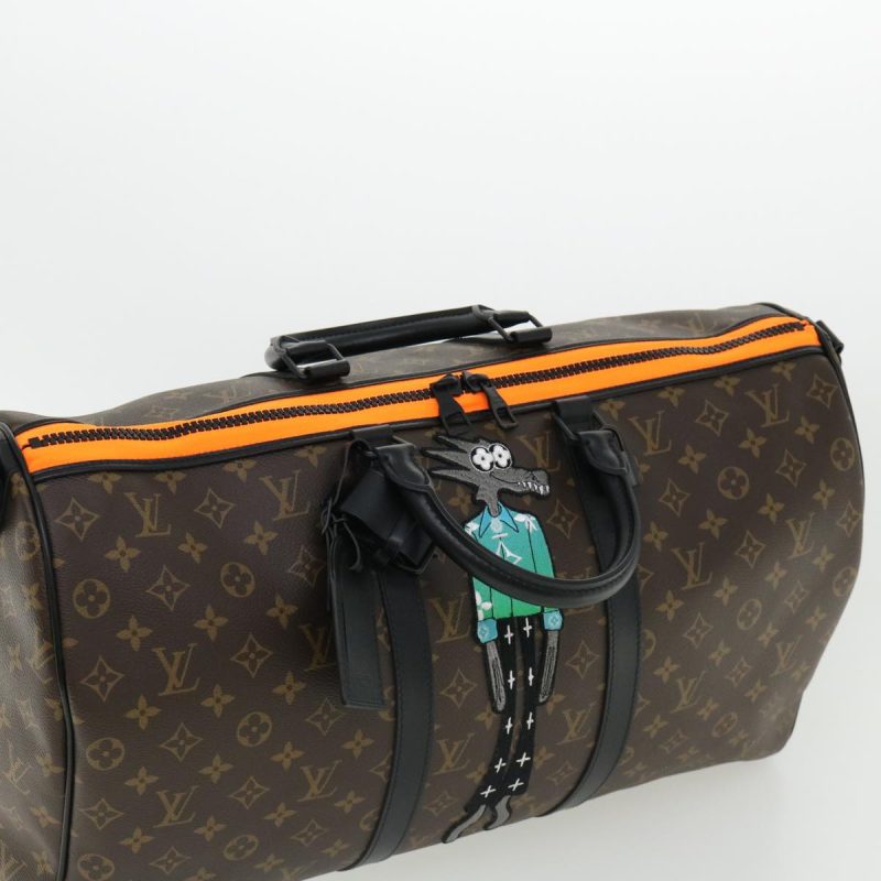 LOUIS VUITTON Cartoon Virgil Keepall Bandouliere50 Boston Bag M45616 Auth 31893A - Logoexplore - Image 6