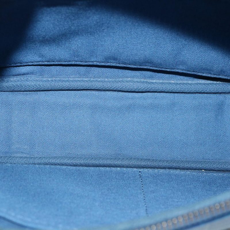 LOUIS VUITTON Damier Infini Ambreil Shoulder Bag Leather Blue N41354 LV 31997A - Logoexplore - Image 10