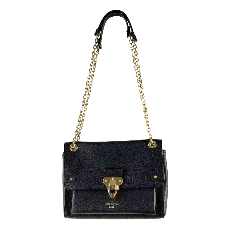 LOUIS VUITTON Excellent Monogram Empreinte Vavin PM Black Handbag - Logoexplore - Image 2