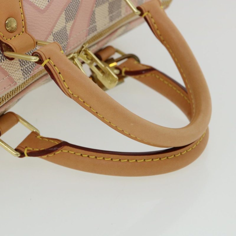 LOUIS VUITTON Damier Azur Tahiti Speedy Bandouliere30 HandBag 2Way N41052 32592A - Logoexplore - Image 7