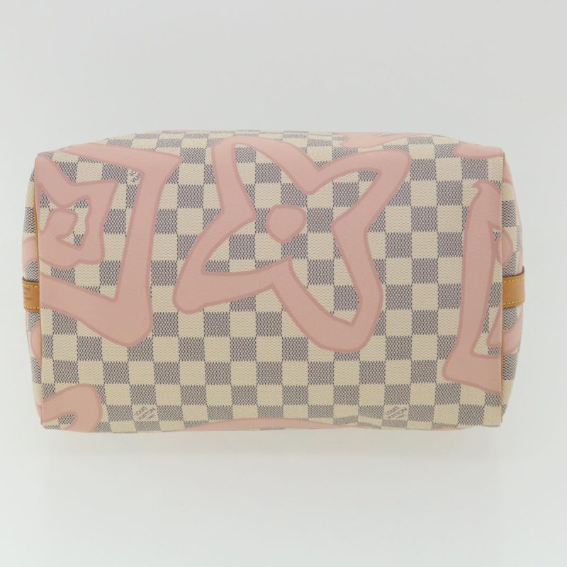 LOUIS VUITTON Damier Azur Tahiti Speedy Bandouliere30 HandBag 2Way N41052 32592A - Logoexplore - Image 5