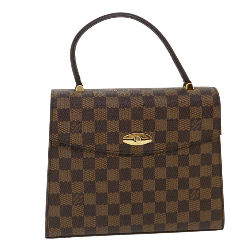 LOUIS VUITTON Damier Ebene Malesherbes Hand Bag N51379  32611A - Logoexplore