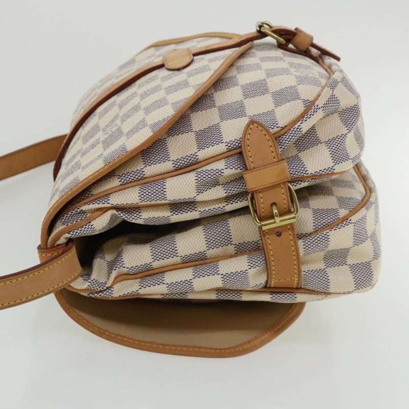 LOUIS VUITTON Damier Azur Saumur 30 Shoulder Bag SPO N48202 32766A - Logoexplore - Image 3