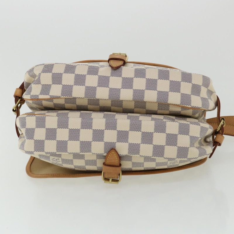 LOUIS VUITTON Damier Azur Saumur 30 Shoulder Bag SPO N48202 32766A - Logoexplore - Image 5