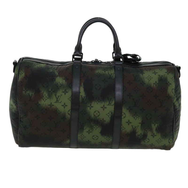 LOUIS VUITTON Camouflage Keepall Bandouliere 50 Boston Bag M56416 Auth 32799A - Logoexplore - Image 2