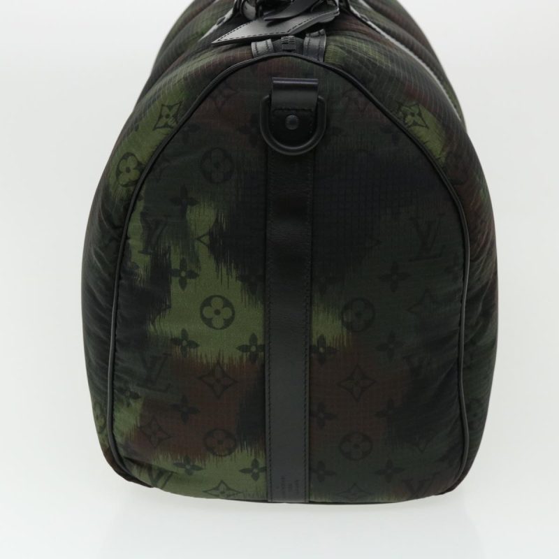 LOUIS VUITTON Camouflage Keepall Bandouliere 50 Boston Bag M56416 Auth 32799A - Logoexplore - Image 4