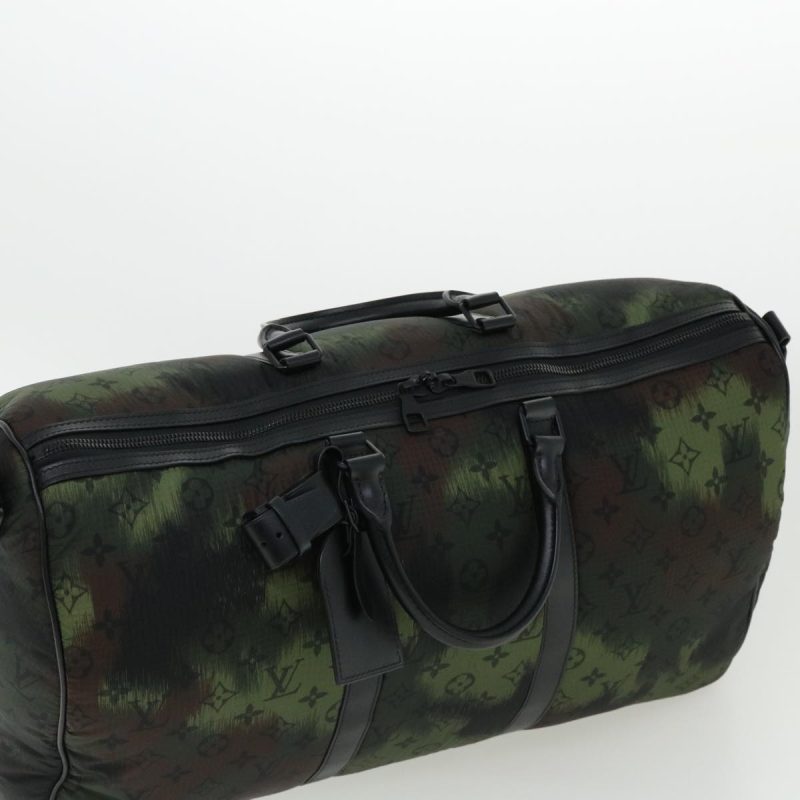 LOUIS VUITTON Camouflage Keepall Bandouliere 50 Boston Bag M56416 Auth 32799A - Logoexplore - Image 6