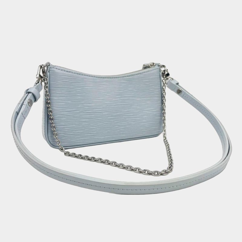 LOUIS VUITTON Epi Easy Pouch On Strap - Light Blue - Logoexplore - Image 3