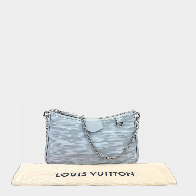 LOUIS VUITTON Epi Easy Pouch On Strap - Light Blue - Logoexplore - Image 5