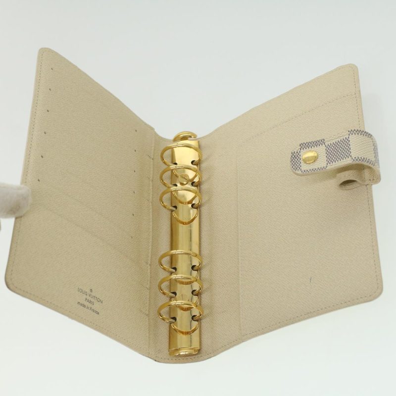 LOUIS VUITTON Damier Azur Agenda MM Day Planner Cover R20707 33224 - Logoexplore - Image 7