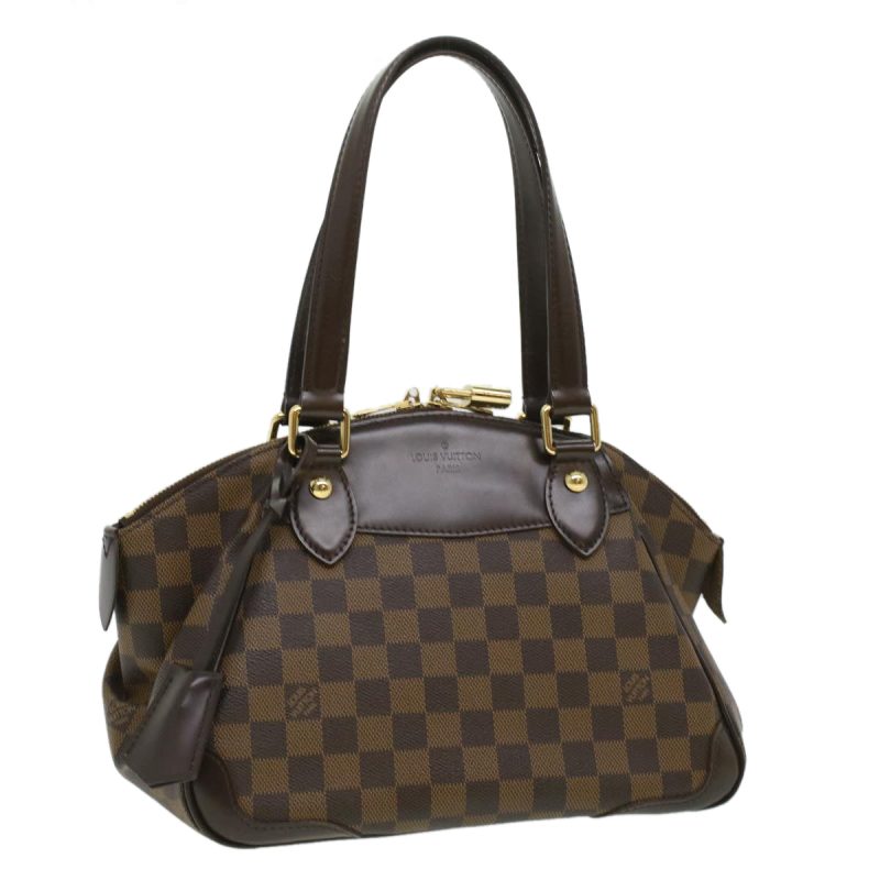 LOUIS VUITTON Damier Ebene Verona PM Hand Bag N41117 LV  33243A - Logoexplore